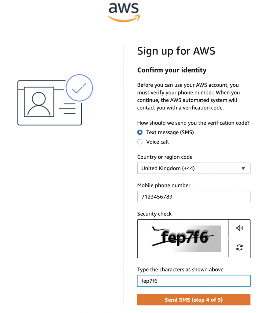 Confirm your identity for AWS by Cloudomation